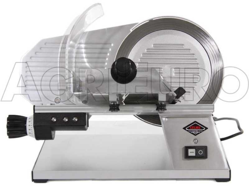 Celme TOP 275 - CE Professional Meat Slicer - Anodized Aluminium