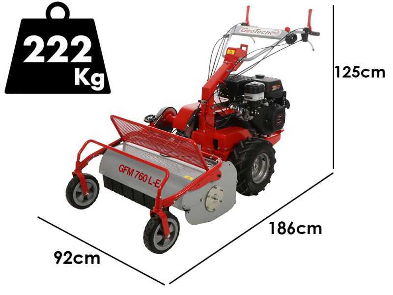 GeoTech-Pro GFM 760 L-E - Professional Hammer Rough Cut Mower - Loncin G420FD