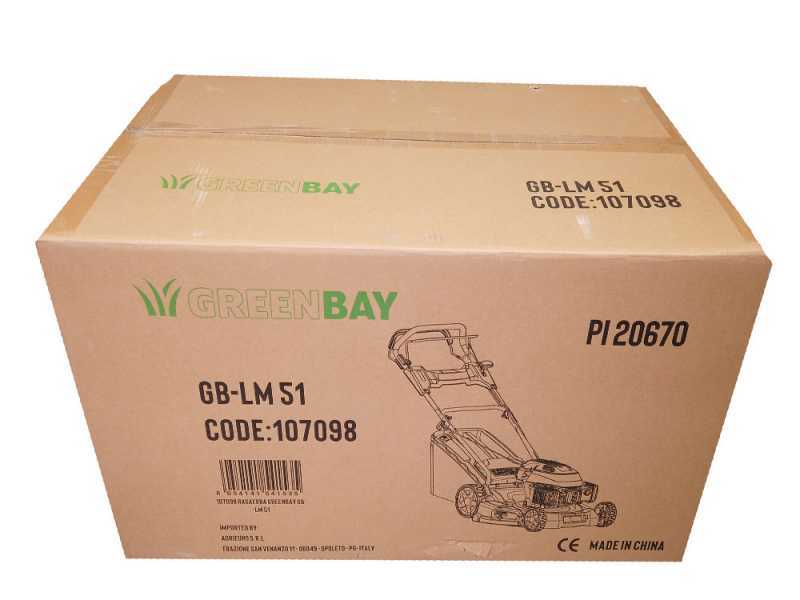 GreenBay  GB-LM 51 Self-propelled Lawn Mower - 4 in 1- 196 cc Petrol Engine