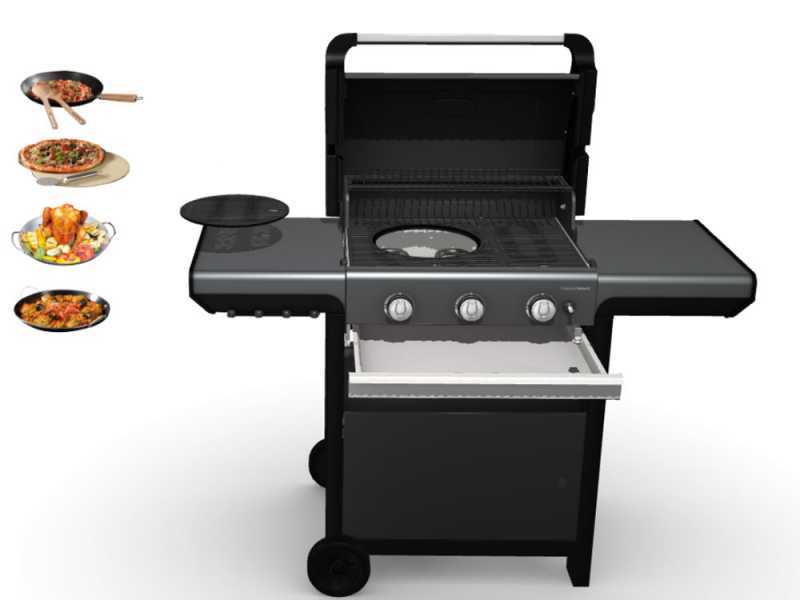 3 Series Select Gas Grill 46x61 cm Enamelled Cast Iron Grid