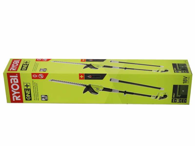 RYOBI OPT1845 cordless telescopic hedge trimmer - 18V - swivel - 45cm blade - WITHOUT BATTERIES AND CHARGERS