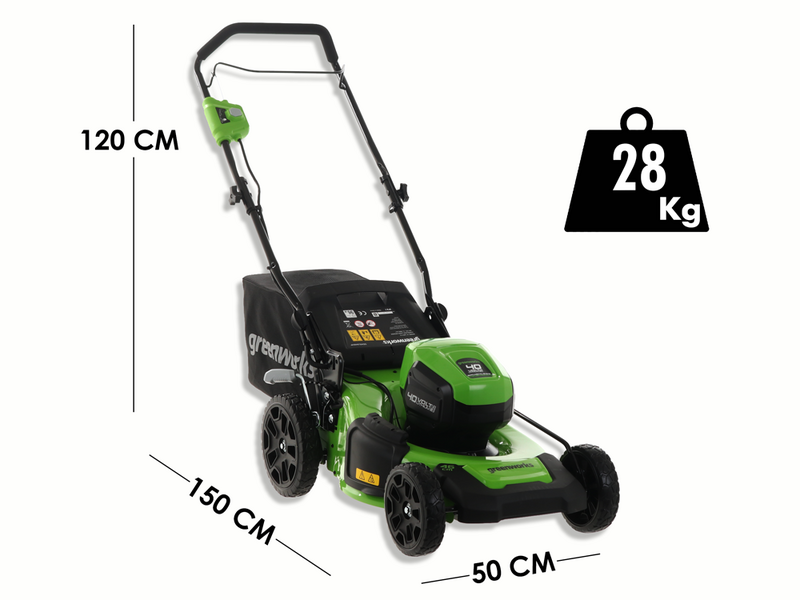 Greenworks pro electric lawn mower clearance