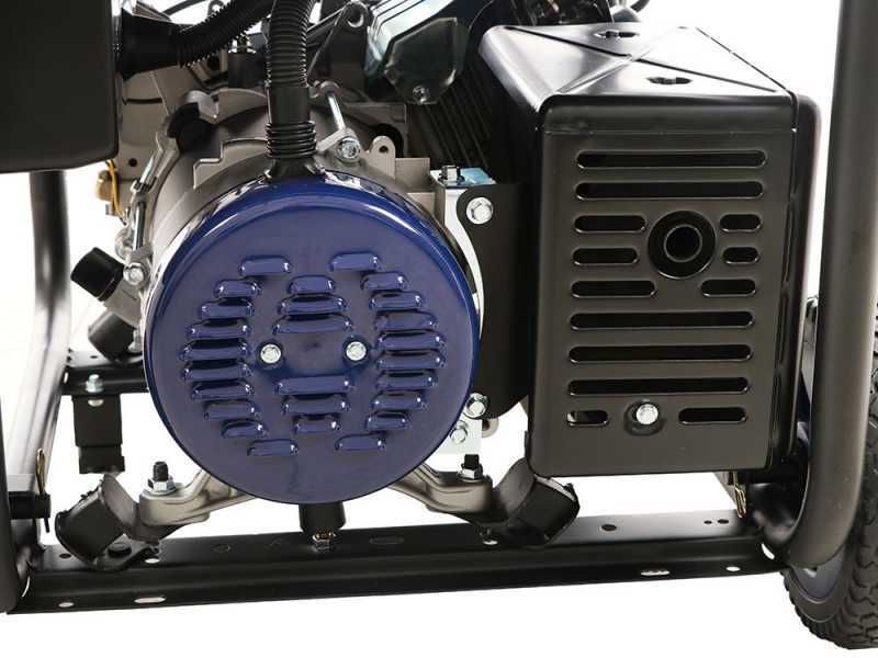 BullMach AMBRA 6500 - 5.5 kW Wheeled Petrol Power Generator with AVR - DC 5 kW Single-phase