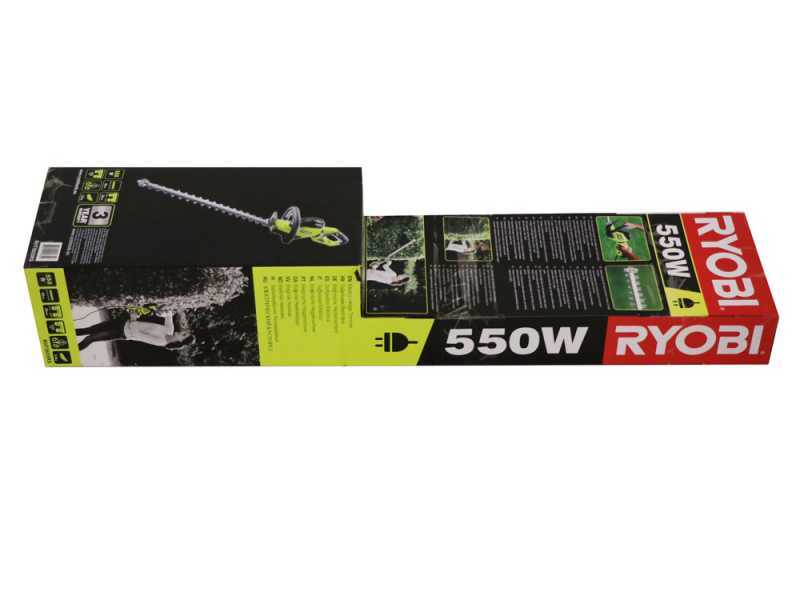 RYOBI 550W RHT5655RS electric hedge trimmer - 55cm blade - 26cm cut