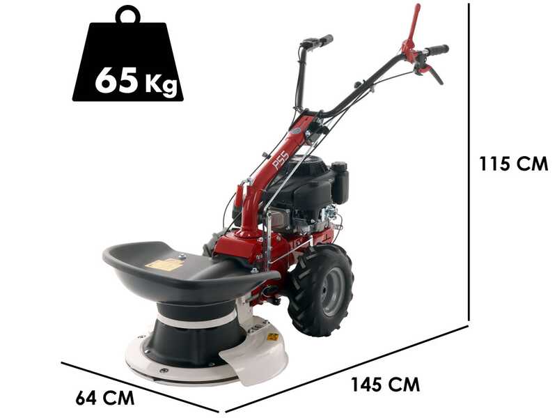 Eurosystems P55 - Multifunctional rotary mower - Loncin 196cc