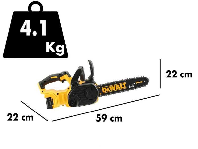 DeWalt DCM565N-XJ Battery-powered Electric Chainsaw - BATTERY AND BATTERY CHARGER NOT INCLUDED