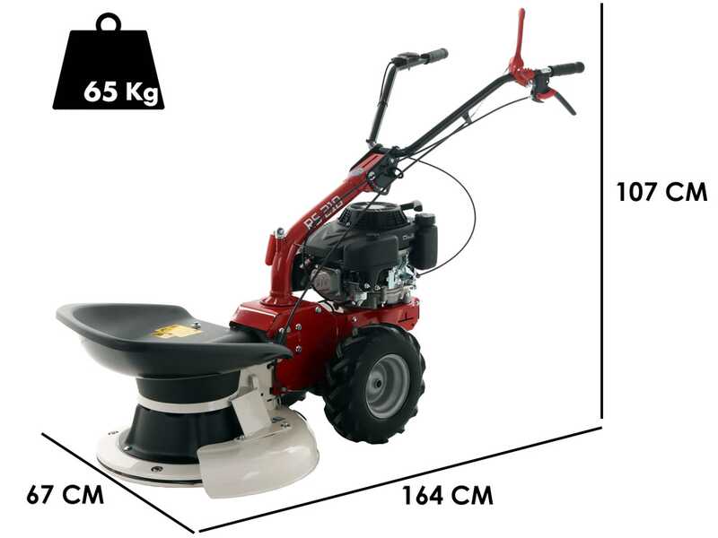 Eurosystems RS210 - Multifunctional rotary mower - Loncin 196 OHV