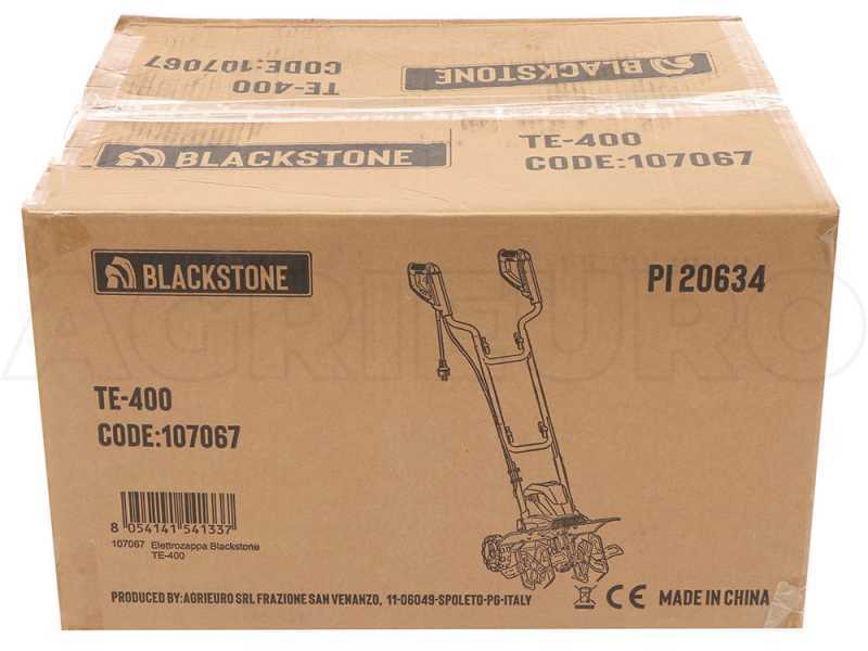 BlackStone TE-400 - Electric Garden Tiller - 1200 W - 6 Rotary Hoes Rows