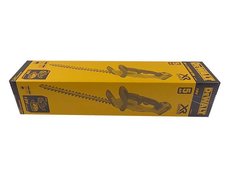 DEWALT DCMHT563P1-QW Battery-powered Electric Hedge Trimmer - 55 cm Blade - 18 V 5Ah Battery