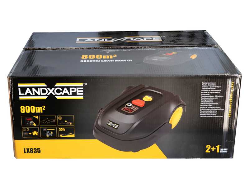 Landxcape LX835 Robot Lawn Mower with Perimeter Wire