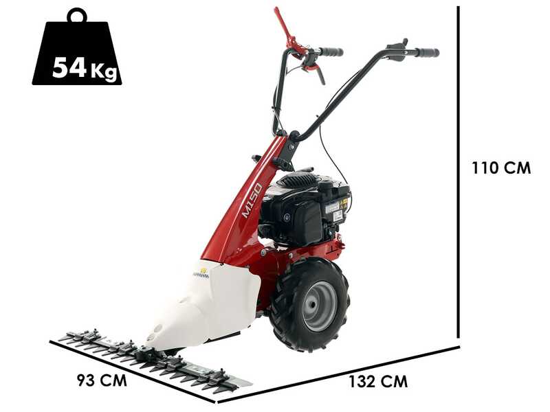 Eurosystems Minieffe M150 - Multifunctional motor mower - B&amp;S 625 EXi
