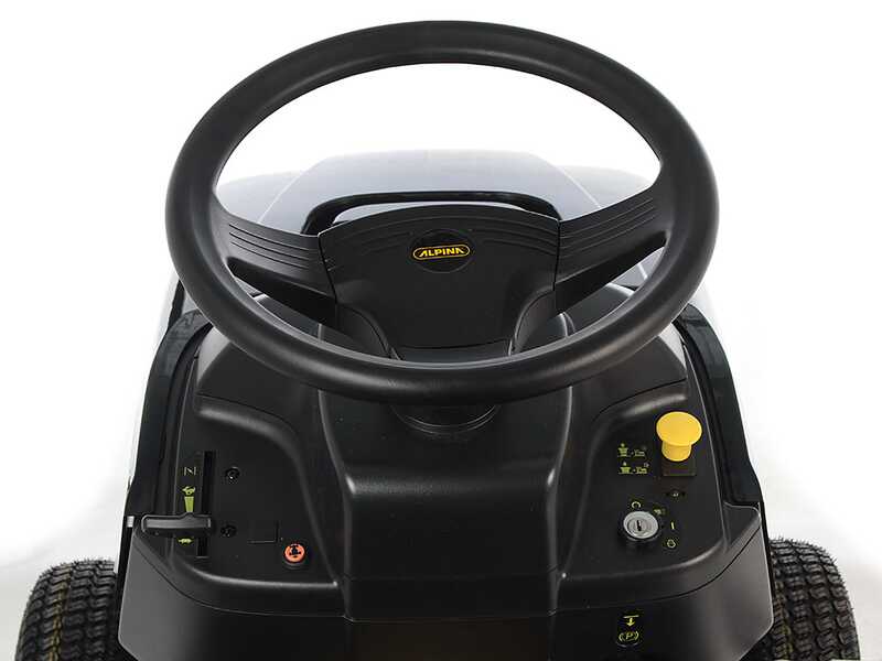 Alpina AT4 84 A Riding-on Mower - Grass Collector - Mechanical transmission