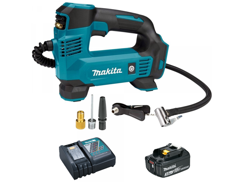 Makita battery store powered compressor