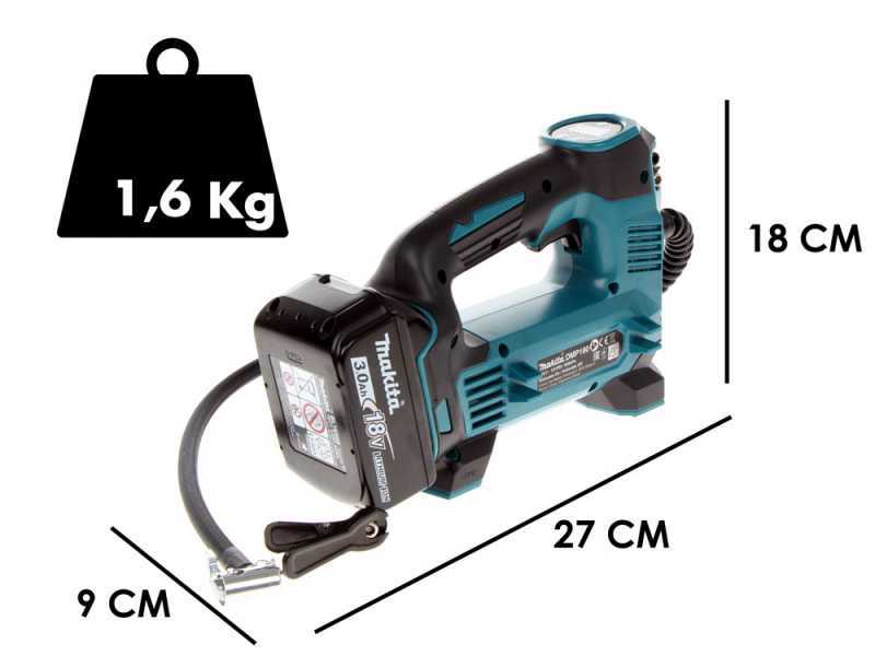 Makita battery deals powered compressor