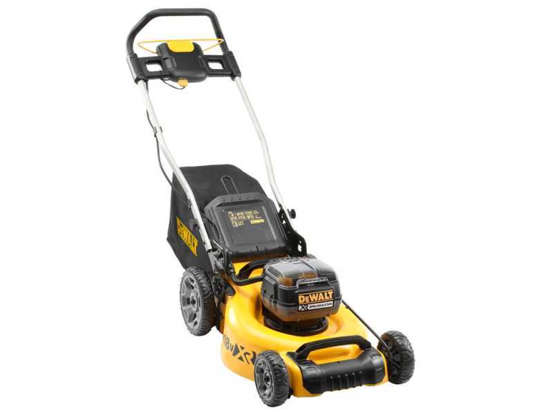 Dewalt mower battery hot sale