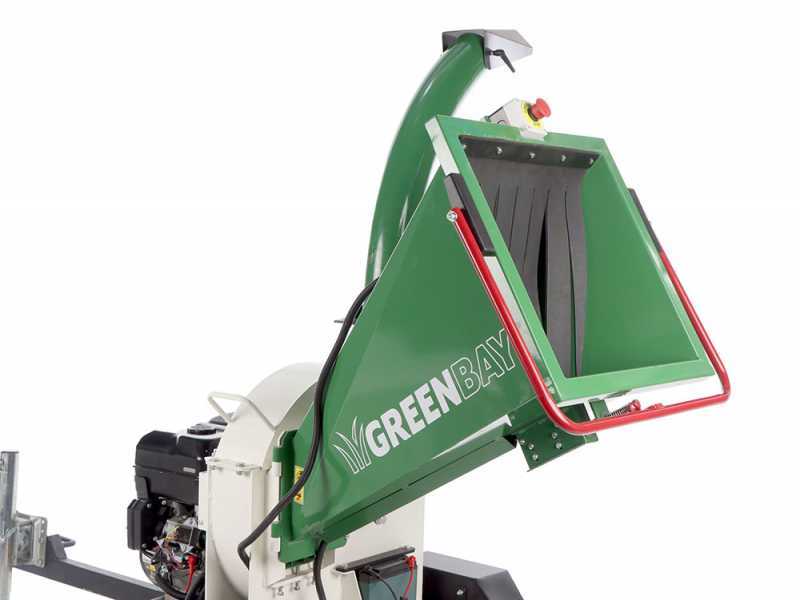 GreenBay GB-WDC 120 BSE - Professional petrol wood chipper - B&amp;S XR 13.5 engine