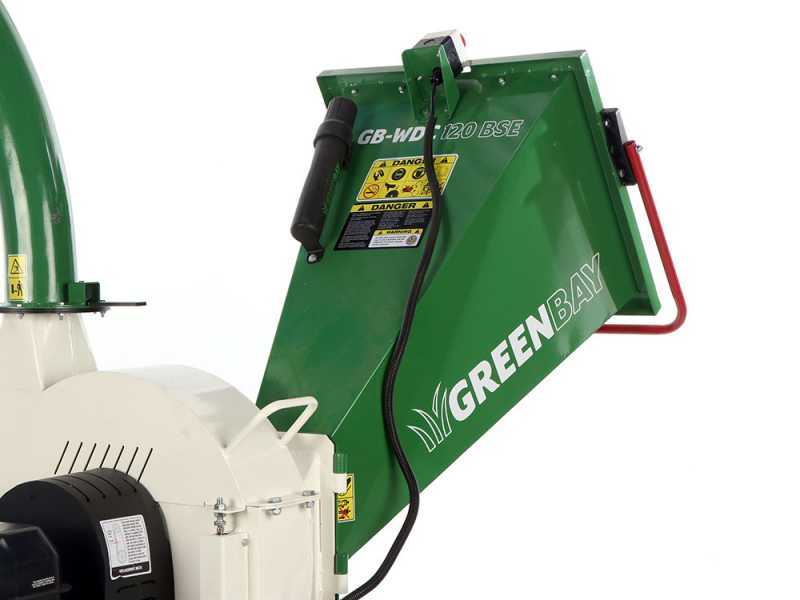 GreenBay GB-WDC 120 BSE - Professional petrol wood chipper - B&amp;S XR 13.5 engine