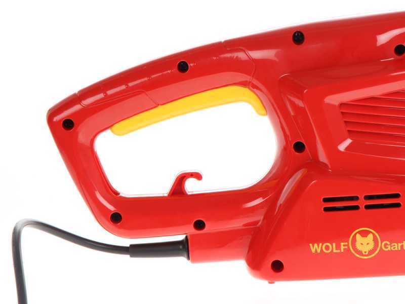 Wolf Garten Lycos E/420 H Electric Hedge Trimmer - 420W Hedge Trimmer with 45 cm Bar