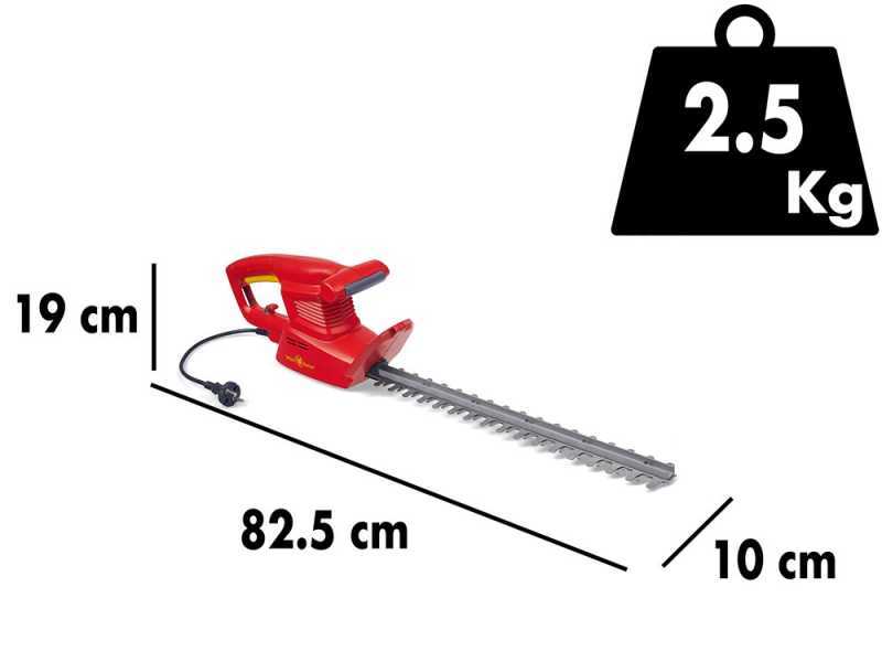 Wolf Garten Lycos E/420 H Electric Hedge Trimmer - 420W Hedge Trimmer with 45 cm Bar