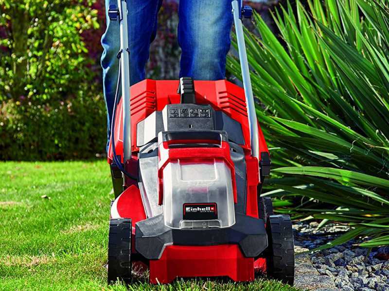 Einhell GE CM 18 30 Li PXC Battery powered Lawn Mower best deal