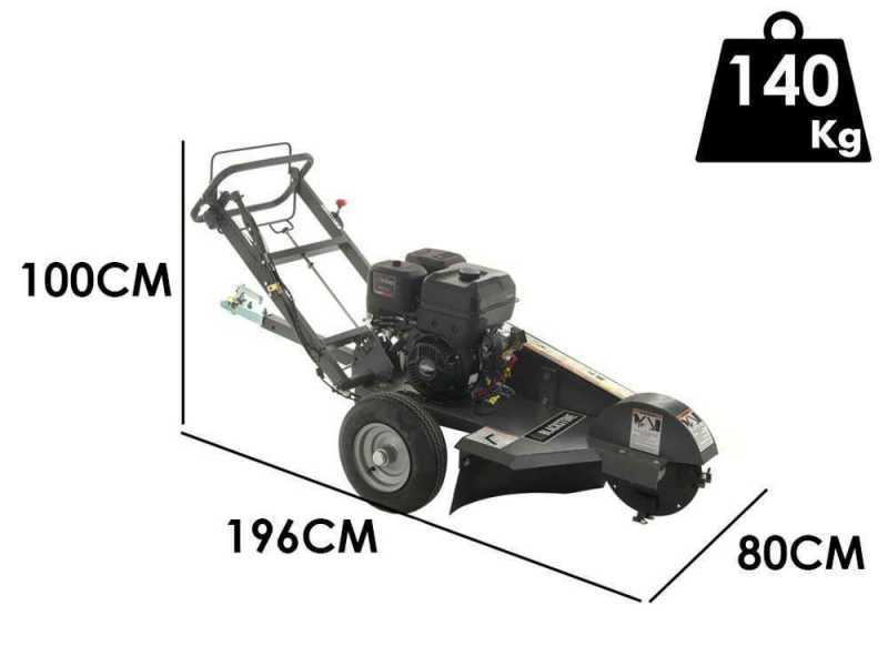 BlackStone SG 420 B&amp;S ES PRO Stump Grinder - B&amp;S XR2100 Engine 420cc - Cutting Disc with 8 Hammers in Tungsten Carbide