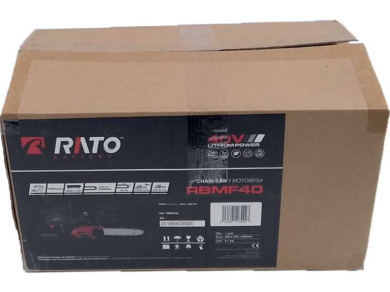 Rato RBMF40 Battery-powered Electric Chainsaw - 40 V 2.5Ah Battery