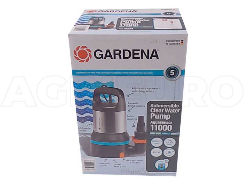 Gardena 11000 Aquasensor 9034-20 Submersible Water Pump for clear water