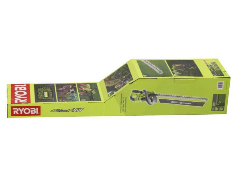 RYOBI RHT36B61R Battery-powered Hedge Trimmer - MAX POWER 36 V - 2Ah - 60 cm Blade