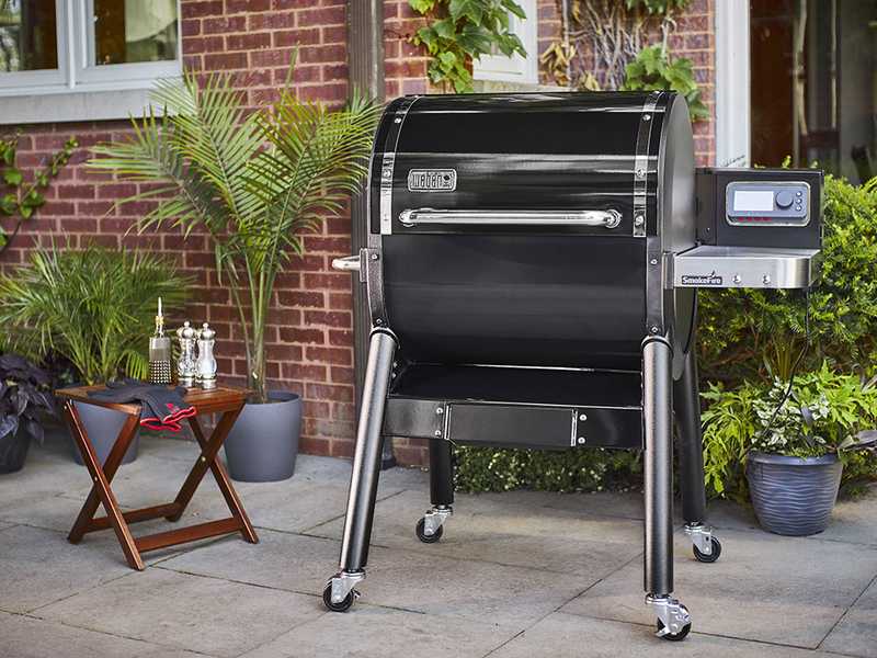 Weber Smoke Fire EX4 GBS Wood Pellet Grill 46 x 61 cm Grid Dimensions