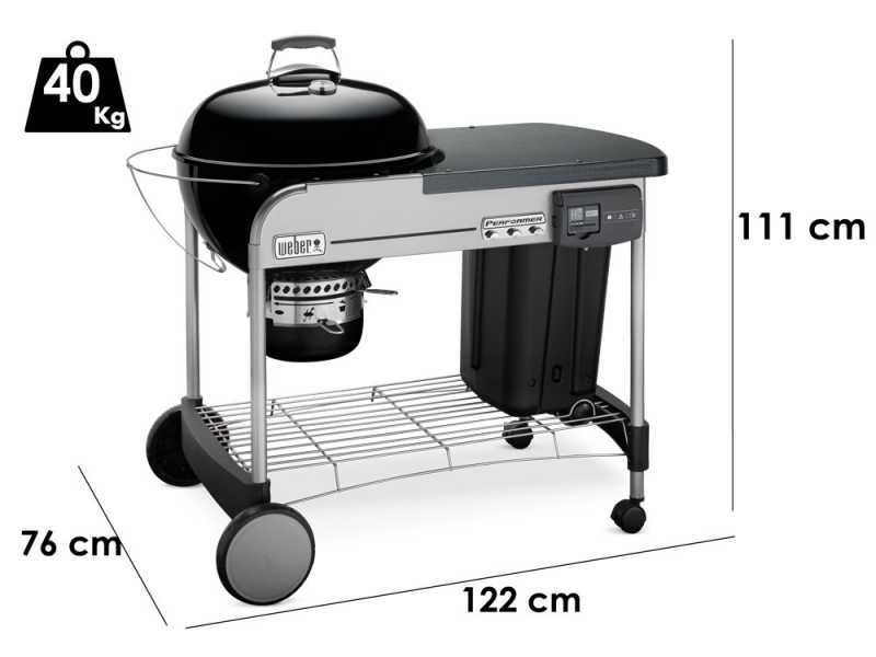 Weber Performer Deluxe GBS Charcoal Barbecue - 57 cm Grid Diameter