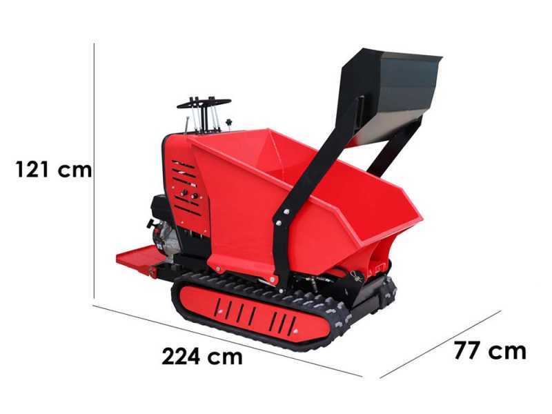 AMA TAG500TDH Tracked Power Barrow - Hydraulic Dumper  Barrow 500 Kg