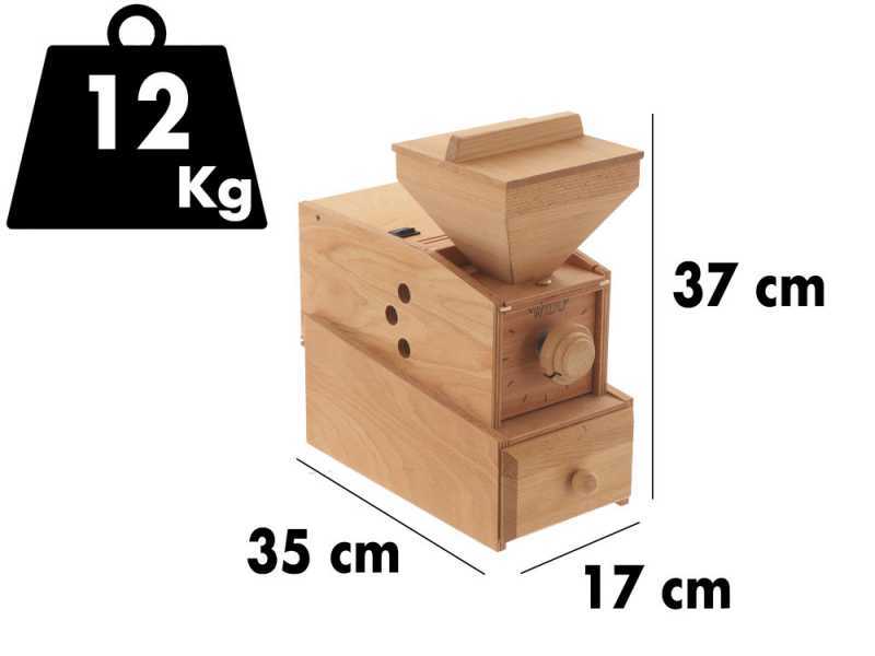 WIDU Widukind Mod. 1 - Beechwood Flour Stone Mill - 400W