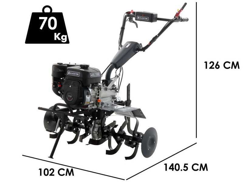 BlackStone MHG 2000 - 212 cc Petrol Garden Tiller - 7 HP