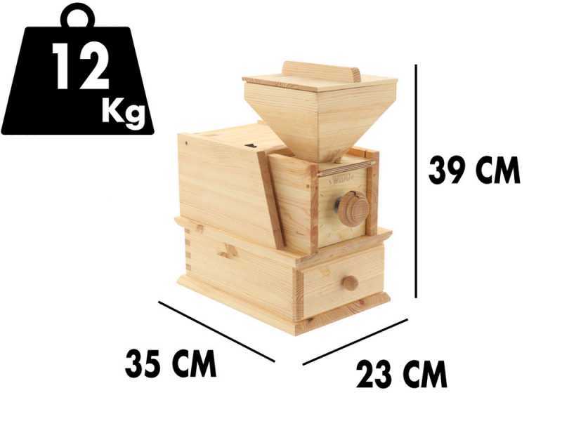WIDU Volksm&uuml;hle Mod. 2 - Hardwood Flour Stone Mill - 400W