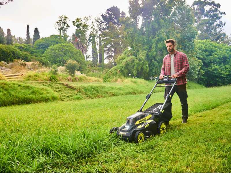 Self propelled lawn mower ryobi outlet