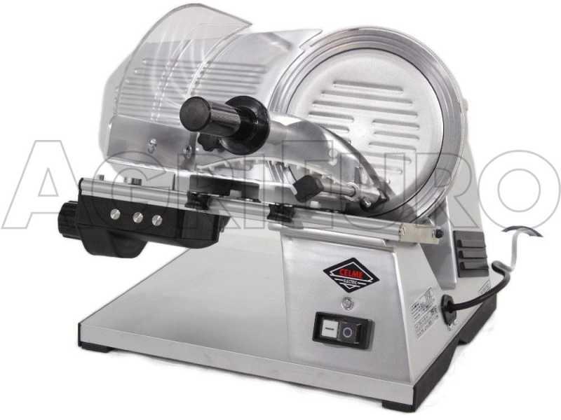 CELME TOP 220 - CE Professional Meat Slicer - Anodized Aluminium