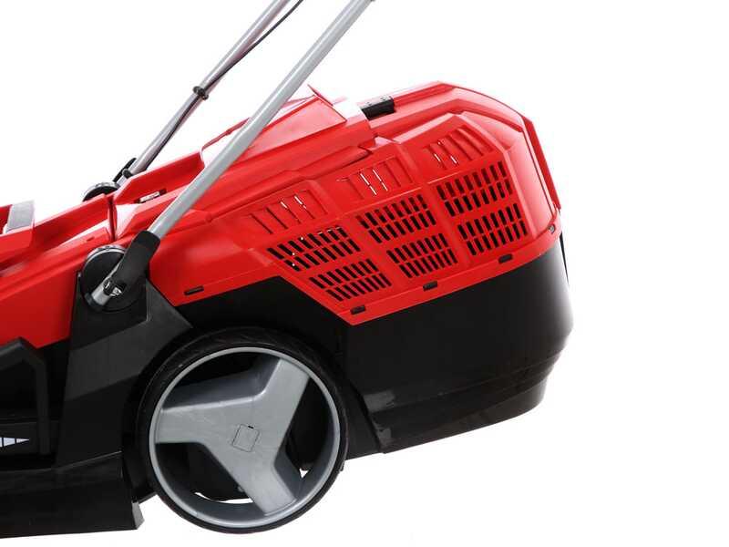 Einhell GE-CM 36/43 Li Battery-powered Lawn Mower with Starter Kit Including Two 8V/4ah Batteries and Battery Charger