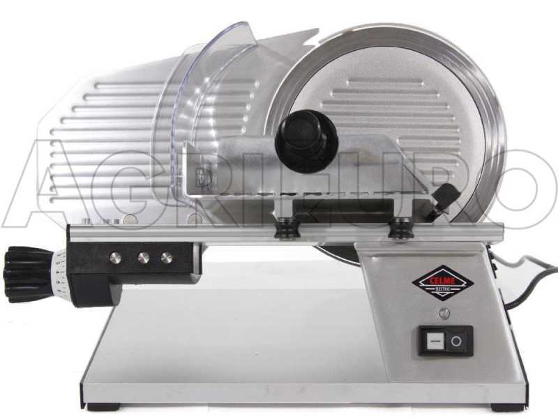 CELME TOP 250 - CE Professional Meat Slicer - Anodized Aluminium