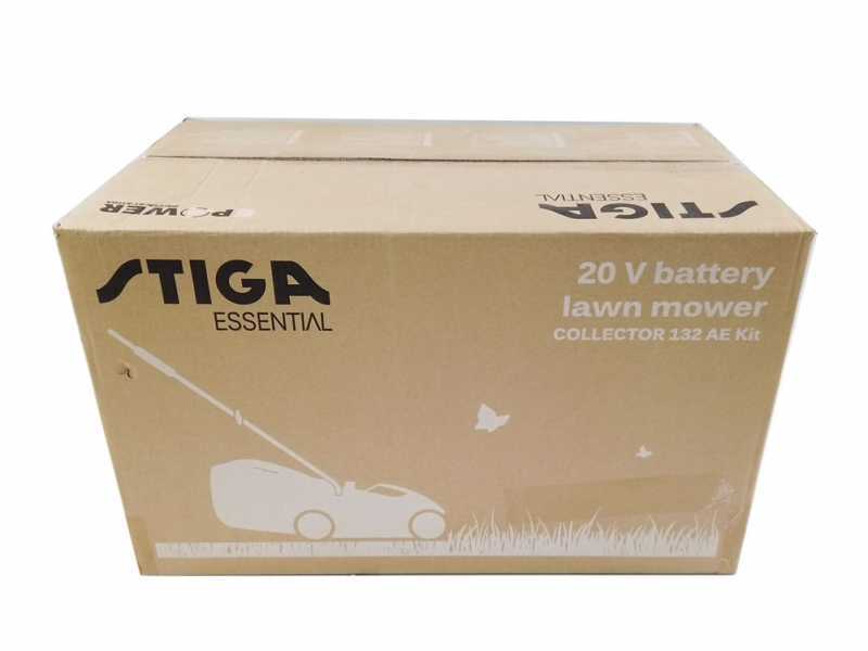 Stiga Collector 132 AE Kit - Battery lawnmower - 20V/4.0Ah - Cut 30 cm
