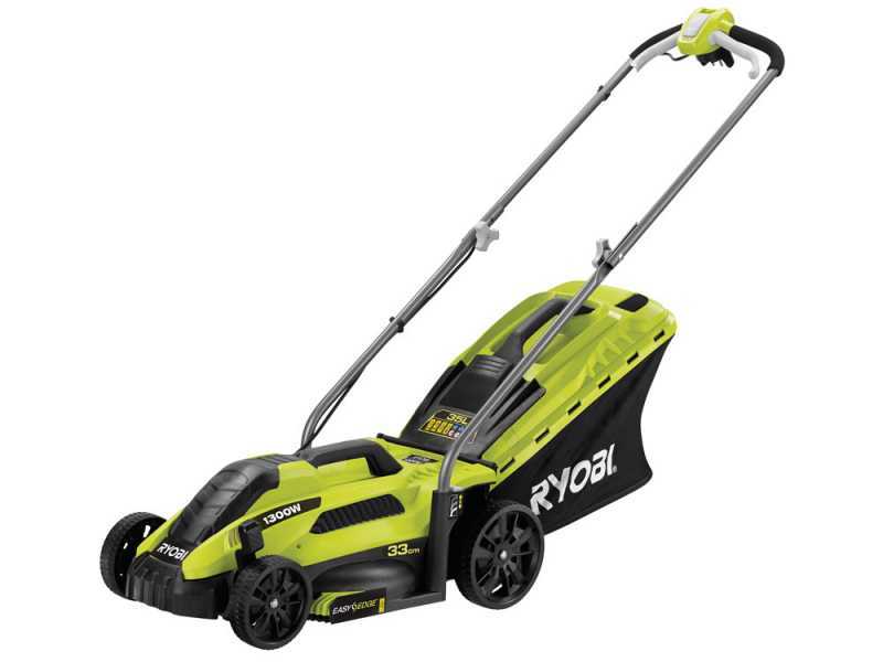 1300W RYOBI RLM13E33S Electric Lawn Mower best deal on AgriEuro