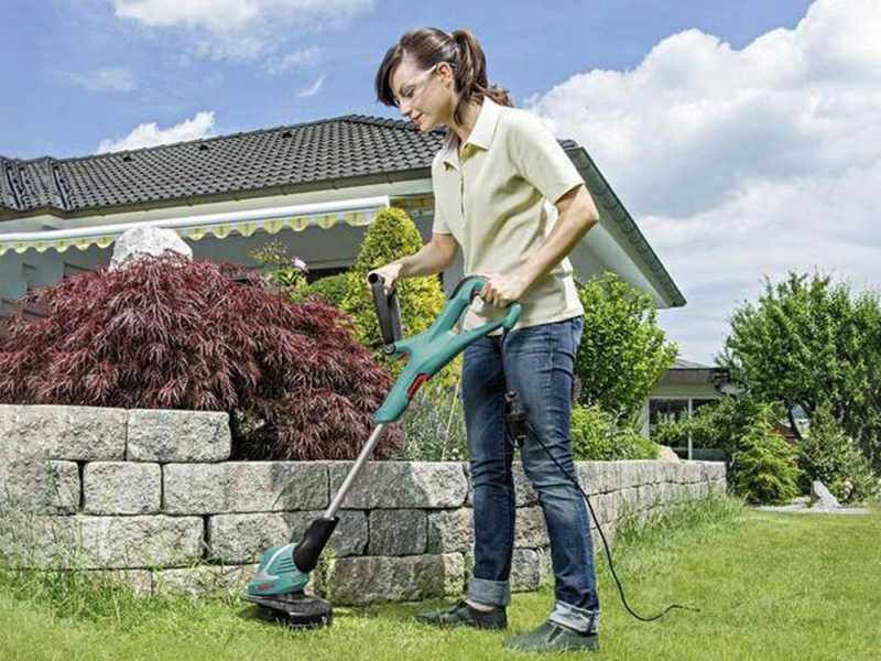 Bosch trimmer store grass