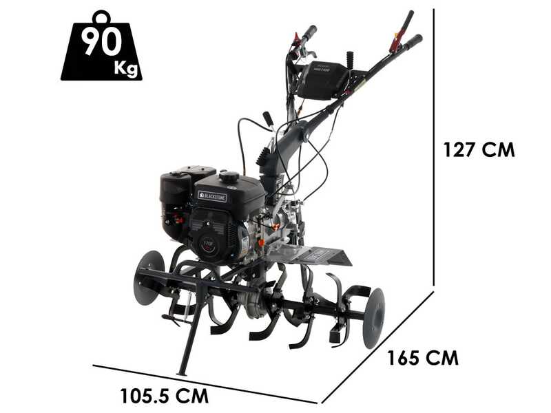 BlackStone MHG 2400 - 212 cc Petrol Garden Tiller - 7 HP