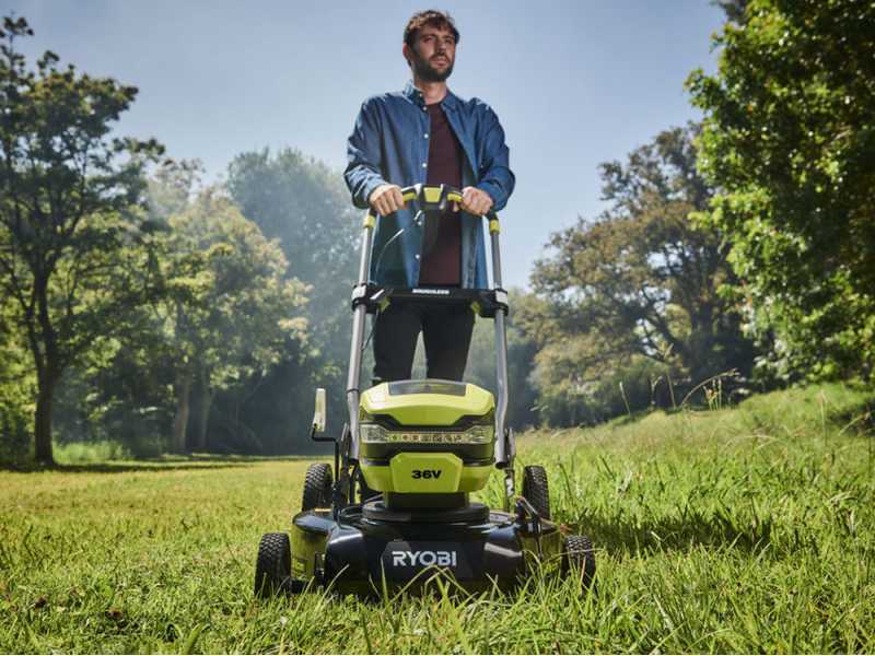 Ryobi 36 outlet volt lawn mower