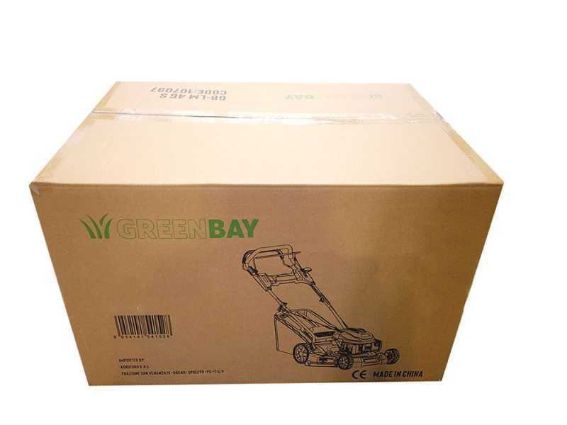 GreenBay GB-LM 51 H Self-propelled Lawn Mower - 4 in 1 - Honda GCVx170 Engine - 51 cm Cutting Width