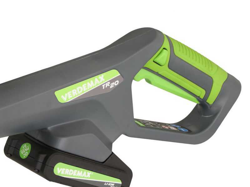 VERDEMAX TR20 - Battery-powered edge strimmer - 20 V 2Ah 