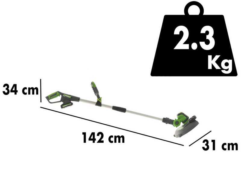VERDEMAX TR20 - Battery-powered edge strimmer - 20 V 2Ah 