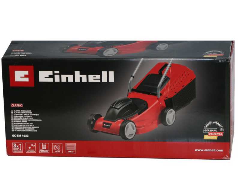 Einhell GC-EM 1032 Electric Lawn Mower 1000W - 32 cm cutting blade