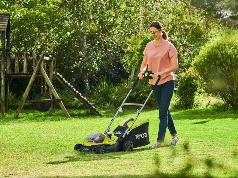 Ryobi Hybrid RY18LMH37A-225 - Battery grass trimmer - 2x36V/2.5Ah - Cutting 37 cm