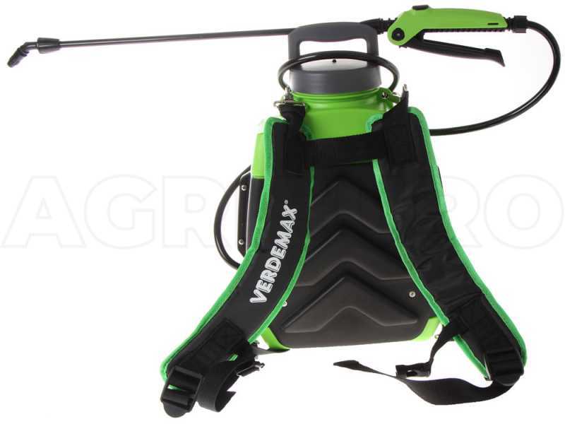 Verdemax FUTURA 8L - Battery-powered Shoulder Sprayer Pump - 12 V - 2.5 Ah