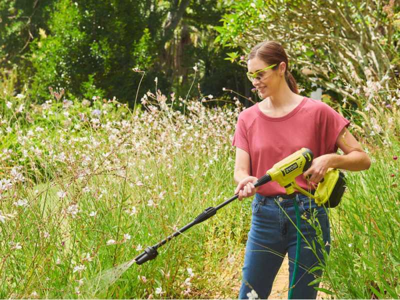 Ryobi battery 2025 powered pressure washer